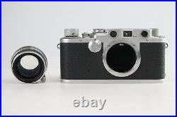 Good Leica IIIF red Dial with Ernst Leitz Wetzlar Summitar 5cm F2 #622018