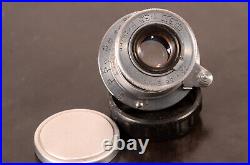 Industar 10 FED Early Prewar USSR Leica Lens M39 L39 50mm/3.5 Serviced CLA