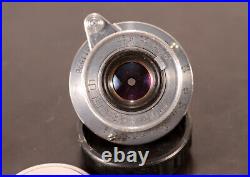 Industar 10 FED Early Prewar USSR Leica Lens M39 L39 50mm/3.5 Serviced CLA