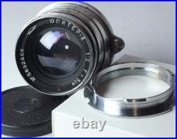 JUPITER-8 Lens 50 mm f2 M39 for Leica LM Rangefinger Vintage Soviet Photo Ooptic