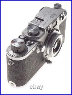 Just Serviced LEICA IIIf 35mm classic film camera prime Leitz Elmar 3.5 f=5cm