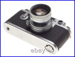 Just Serviced LEICA IIIf Leitz 3f Rangefinder camera Summicron f=5cm 12 CLA'd