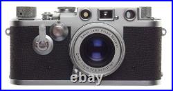Just Serviced Leica IIIf self timer 35mm film camera f=50 prime Elmar 13.5/50mm