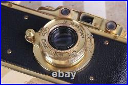 LEICA DII Leitz Elmar Olympic XI Games Berlin 1936 VTG 35mm Art Camera FED based