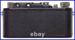 LEICA I Black paint camera Nickel Leitz Elmar 13.5 f=50mm case filter set clean