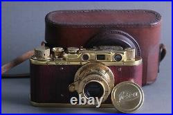 LEICA II D Ernst Leitz Wetzlar WWII Vintage 35mm Art Camera /FED Zorky Based