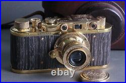 LEICA II(D) Ernst Leitz Wetzlar WWII Vintage RF 35mm Art Camera /FED based