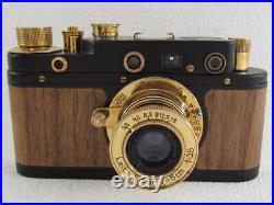 LEICA II(D) Kriegsmarine WWII Vintage Russian RF 35mm Black Camera EXCELLENT