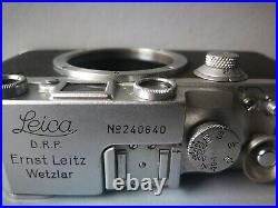 LEICA IIIB RANGEFINDER CAMERA BODY From 1st batch produced 1937 number 240
