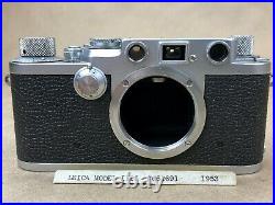 LEICA IIIF Read Dial Vintage Camera Body #661691 Ernst Leitz Wetzlar- Nice