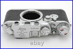 LEICA IIIf Red Dial Self Timer Rangefinder 35mm Free Shipping #878