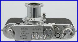 LEICA IIf E. Leitz Wetzlar, Allemagne N°764670 objectif Elmar 3,5/5 cm Vers 1955