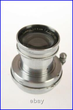LEICA Leitz Summar Collapsible Lens 50mm f2 50/2 1937 LTM M39 Germany