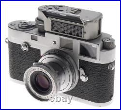 LEICA M2 CHROME RANGEFINDER 35mm FILM CAMERA ELMAR 2.8 f=5cm COLLAPSIBLE LENS