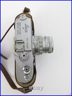 LEICA M3 DBP Ernest Leitz Wetzler Film Camera with Two Lenses + Pocket Book