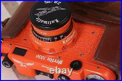LEICA Rare WWII Vintage 35mm Art Camera Orange Color Exclusive FED Based