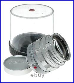 LEICA Summilux 1.4/50mm chrome silver satin M mount coated vintage lens f=50mm