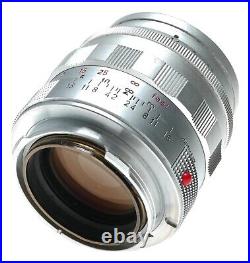 LEICA Summilux 1.4/50mm chrome silver satin M mount coated vintage lens f=50mm