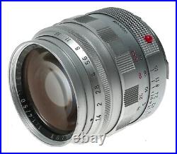 LEICA Summilux 1.4/50mm chrome silver satin M mount coated vintage lens f=50mm