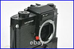 LEICAFLEX SL MOT BLACK LACQ WITH MOTOR, EX COND- working condition