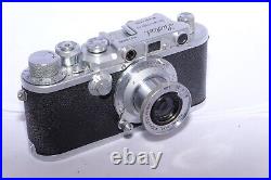 LEOTAX D IV vintage Leica Copy camera. Tokyo Simlar 5cm/3.5 lens. Case. CLA'D