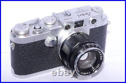 LEOTAX T 2L Elite vintage Leica Copy camera. Leonon 5cm/2 lens. Box. Case. Cap