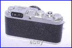 LEOTAX T 2L Elite vintage Leica Copy camera. Leonon 5cm/2 lens. Box. Case. Cap