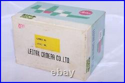 LEOTAX T 2L Elite vintage Leica Copy camera. Leonon 5cm/2 lens. Box. Case. Cap