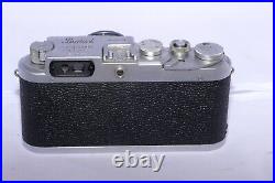 LEOTAX T V2 vintage Leica Copy camera. Topcor-S 5cm/2 lens. Circa 1960. AS-IS