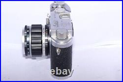 LEOTAX T V2 vintage Leica Copy camera. Topcor-S 5cm/2 lens. Circa 1960. AS-IS