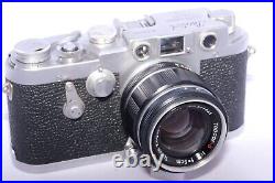 LEOTAX T V2 vintage Leica Copy camera. Topcor-S 5cm/2 lens. Circa 1960. AS-IS