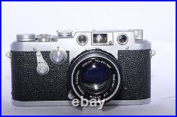 LEOTAX T V2 vintage Leica Copy camera. Topcor-S 5cm/2 lens. Circa 1960. AS-IS