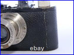 Leica 1 (A) 35mm Camera with Nickel Elmar 50mm f3.5 Lens. Cap, Cassette. CLA'D