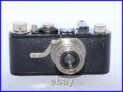 Leica 1 (A) 35mm Camera with Nickel Elmar 50mm f3.5 Lens. Cap, Cassette. CLA'D
