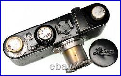 Leica 1 Model C Non-Standard mount with 50mm f3.5 Nickel Elmar #53402. V. Rare