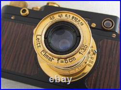 Leica-2(D) Das Reich WWII Vintage Russian Camera + Lens Elmar f3.5/5cm EXCELLENT