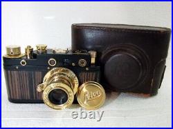 Leica-2(D) Das Reich WWII Vintage Russian RF Camera + Lens Elmar f3.5/5cm EXC