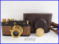 Leica 2(D) Kriegsmarine WWII Vintage Russia 35mm RF Camera + Lens Elmar f3.5/5cm