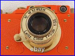 Leica-2(D) Wiking WWII Vintage Russian RF Camera + Lens Elmar f3,5/5cm EXCELLENT