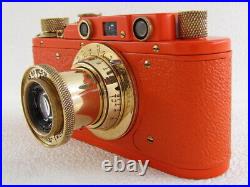 Leica-2(D) Wiking WWII Vintage Russian RF Camera + Lens Elmar f3,5/5cm EXCELLENT