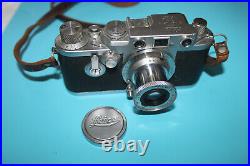Leica 3F with self timer, Elmar f5 13.5 lens, Ser#690462