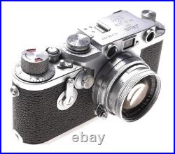 Leica 3f Rangefinder IIIf with Camera Self Timer Summicron 2 f=5cm case case
