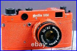 Leica Camera Olympiad Berlin 1936 Exclusive Model, Rangefinder 35 mm. (Fed copy)