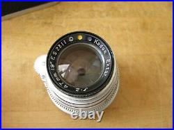 Leica Copy Kardon Camera US Army Signal Corp Kodak 47mm Ektar Lens