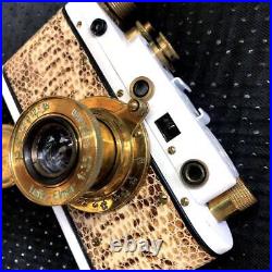 Leica D. R. P Ernst Leitz Vintage Gold & White Copy Camera