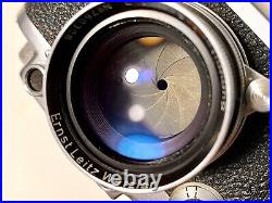 Leica D. R. P. Ernst Leitz Wetzler 1950/51 Germany lllf with Summitar F=5cm lens 12