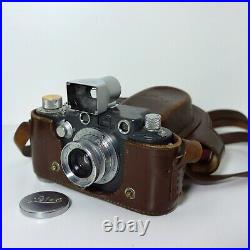Leica Grey IIIc With35mm f3.5 Summaron-SBLOO Viewfinder-ENTAR Every Ready Case