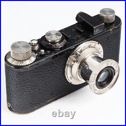 Leica I (Model C) Black Paint & Nickel Camera Kit with Elmar 50mm & 135mm Lenses