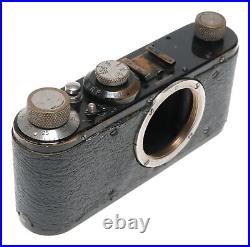 Leica I Standard Black paint #66548 35mm film camera vintage body only