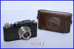 Leica I to Leica II conversion with 50mm f3.5 Elmar lens rangefinder 35mm camera